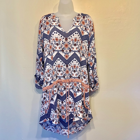 En Elly Tops - En Elly | Anthropologie Jenni Floral Pocket Tunic